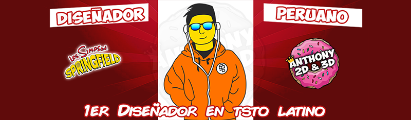 Anthony 2D & 3D Los Simpsons